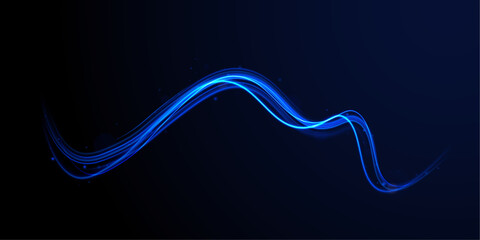 Neon stripes in the form of drill, turns and swirl. Iight background, speed, wavy, swirl,curve,speedy,vector. Abstract background rotational border lines.