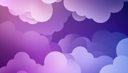 Obraz premium Abstract Purple and Pink Cloud Formation Background