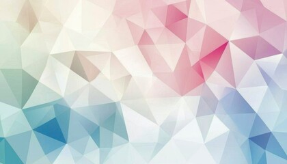 Obraz premium Abstract Pastel Triangle Geometric Design Background