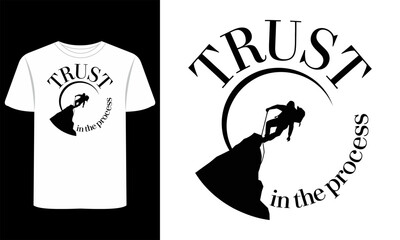 Motivational T-shirt vector  Graphics design with t shirt Mockup