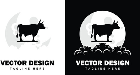 Obraz premium Vector Illustration, Logo Design, Art all in Illustration Vector Format, silhouette, Black and White Vector Design