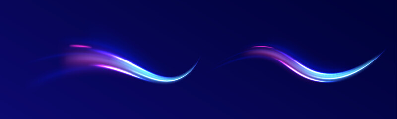 Iight background, speed, wavy, swirl,curve,speedy,vector. Abstract background rotational border lines. Neon stripes in the form of drill, turns and swirl.