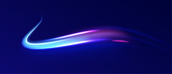 Iight background, speed, wavy, swirl,curve,speedy,vector. Abstract background rotational border lines. Neon stripes in the form of drill, turns and swirl.