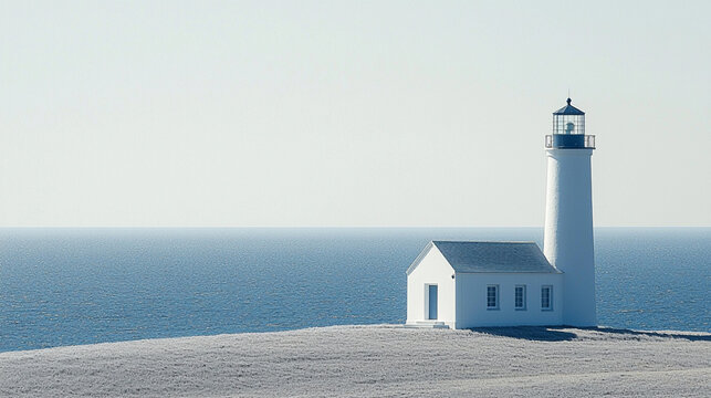 coast with lighthouse