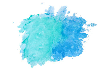 Watercolor Splash on Transparent Background