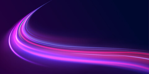 Laser beams, horizontal light rays. Glow light flare and spark dust. Png, vector illustration. Particle motion effect. Magic of moving fast lines. Special effect, speed line. 