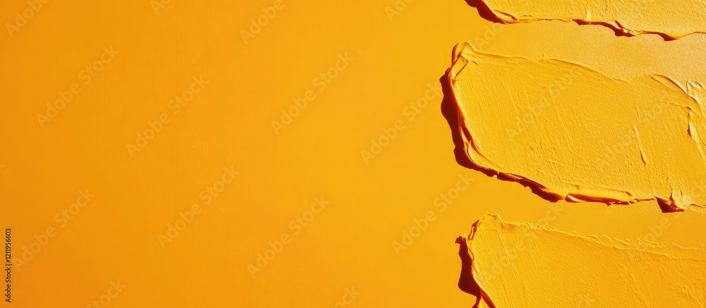 Poster calendar layout on vibrant neon orange background with text space for creative promotions and planni