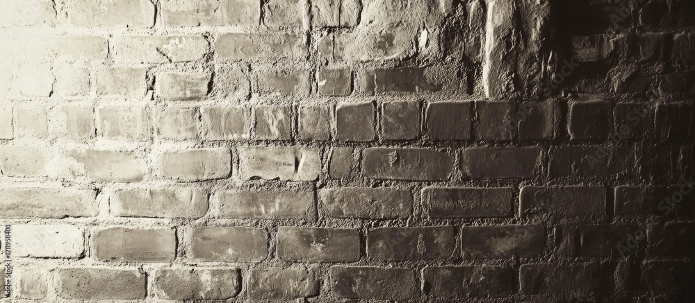 Poster textured brick wall background in neutral tones perfect for creative projects and digital media desi
