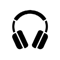 Black Minimalist Headphones Design