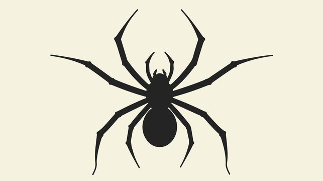 Halloween Spider Insect Isolated Icon Vector Illustration