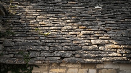 Trulli house stone roofs showcasing traditional architecture in a historic town under soft sunlight in a picturesque setting