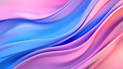 Fototapeta premium Soft Flowing Abstract Background with Shades of Pink and Blue, Perfect for Design Projects and Creative Presentations