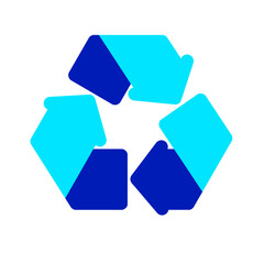 recycle duo tone icon for illustration