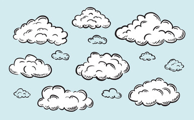 pattern with clouds
