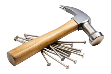 Claw Hammer and Nails