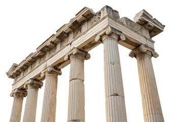 Fototapeta premium Classic antique marble columns