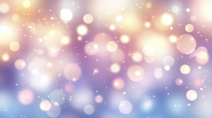 Dreamy pastel bokeh background with soft glowing circles