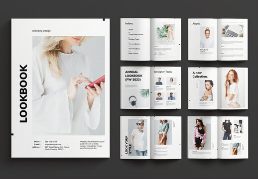 Look Book Template