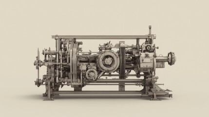 Fototapeta premium Industrial machinery