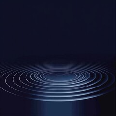 Fototapeta premium A close-up shot of a dark blue background with a circular design