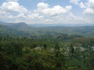 Obraz premium Majestic Landscapes of Sri Lanka. Breathtaking Beauty Capturing the Serene Essence of Nature in Stunning Landscapes. A Journey Through Picturesque Nature Landscapes. The beauty of Nature’s Landscape