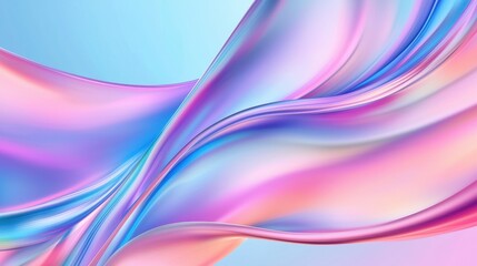 Ethereal Pastel Waves Creating a Dreamy Flowing Background for Creative Projects, Presentations, and Digital Artwork Showcasing Soft Colors and Smooth Curves