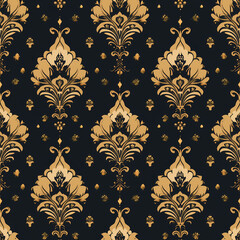 A seamless pattern designed in an Eastern style, Seamless design allows for a perfectly continuous pattern with no visible seams.