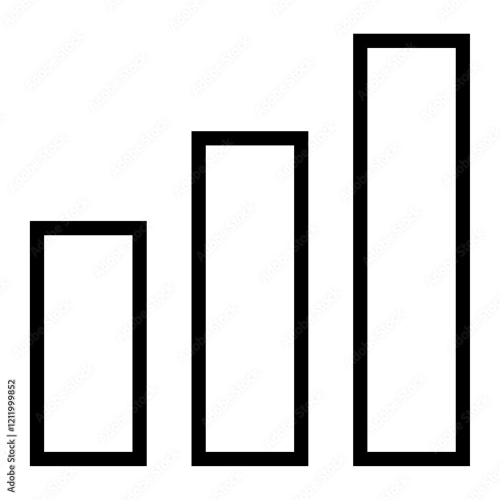 Poster Graph vector icon