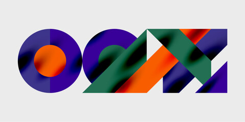 Modern abstract background featuring circles, lines, and triangles in a dynamic geometric composition. Perfect for stylish, tech, or creative-themed designs