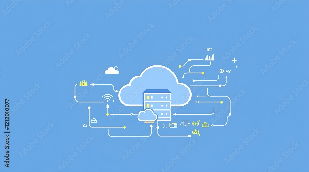 Poster harnessing cloud computing: scalable, secure, and flexible solutions for modern technology infrastru