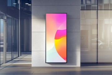 Modern Digital Display in Contemporary Indoor Space