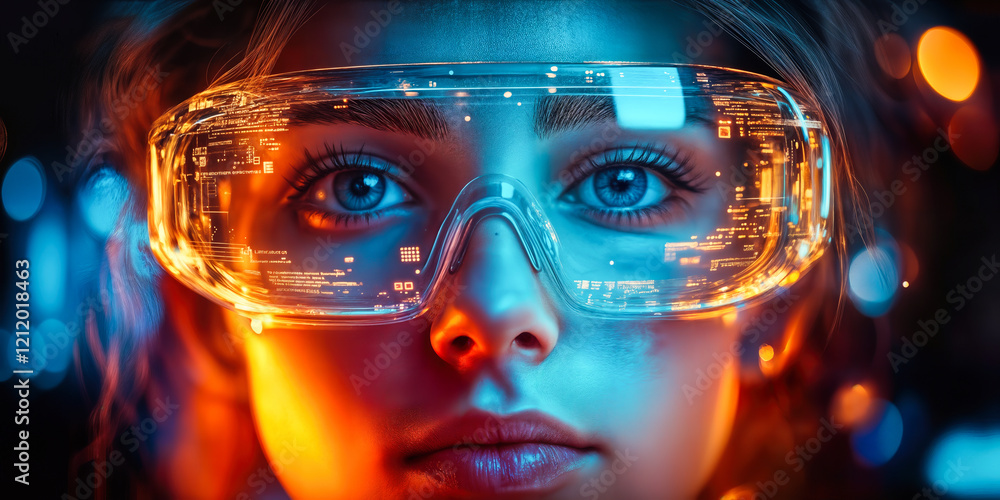 Poster innovative wearable ai technology enhancing user interaction through proactive data integration