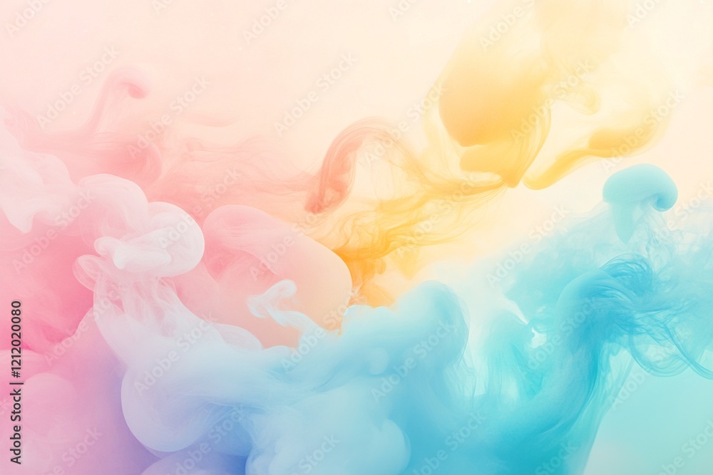 Aufkleber Vibrant colorful background with a textured pattern, blending gradients and abstract designs, perfect for creative projects.

