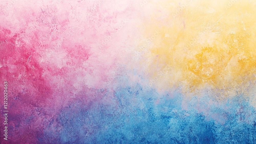 Poster Vibrant colorful background with a textured pattern, blending gradients and abstract designs, perfect for creative projects.


