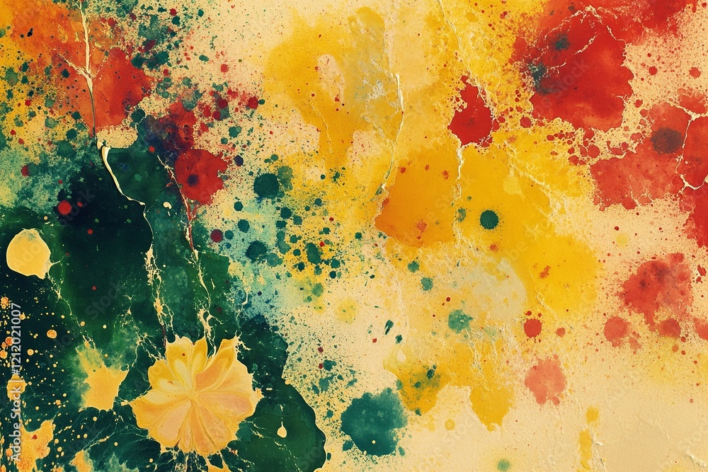 Aufkleber Vibrant colorful background with a textured pattern, blending gradients and abstract designs, perfect for creative projects.

