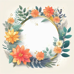 Obraz premium Flower circle 