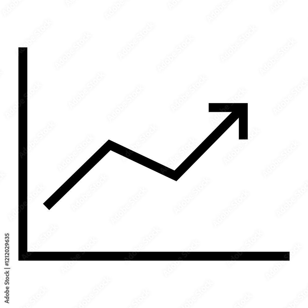 Poster Graph vector icon