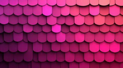 Pink gradient scales pattern with modern geometric design