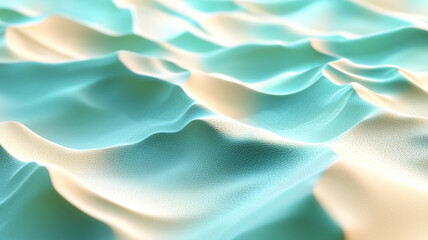 Soft Abstract Waves in Pastel Gradient Textures. generative AI