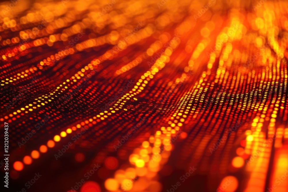 Poster a close-up shot of lights on a table, perfect for use in product or event promotional materials
