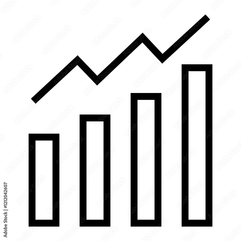 Poster Chart vector icon