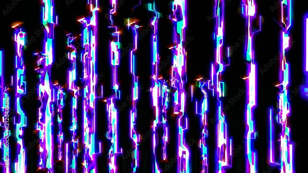 Poster colorful light patterns create dynamic visual effects in abstract display