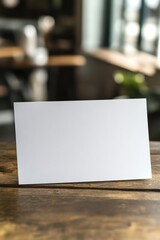 leaflet letter business card white blank paper template, Generative AI