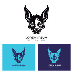 Vector Chihuahua Logo Collection.
