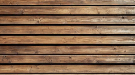 Obraz premium horizontal brown wood planks paneling texture backdrop with rustic timber grain cladding siding background for natural reclaimed weathered aged exterior walls