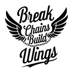 typography t-shirt design with an eagle.