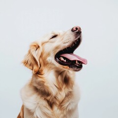 Close-up shot of a dog with its mouth open, ready to bark or eat