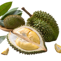 Naklejka premium durian Delights: Fresh & Juicy Collection