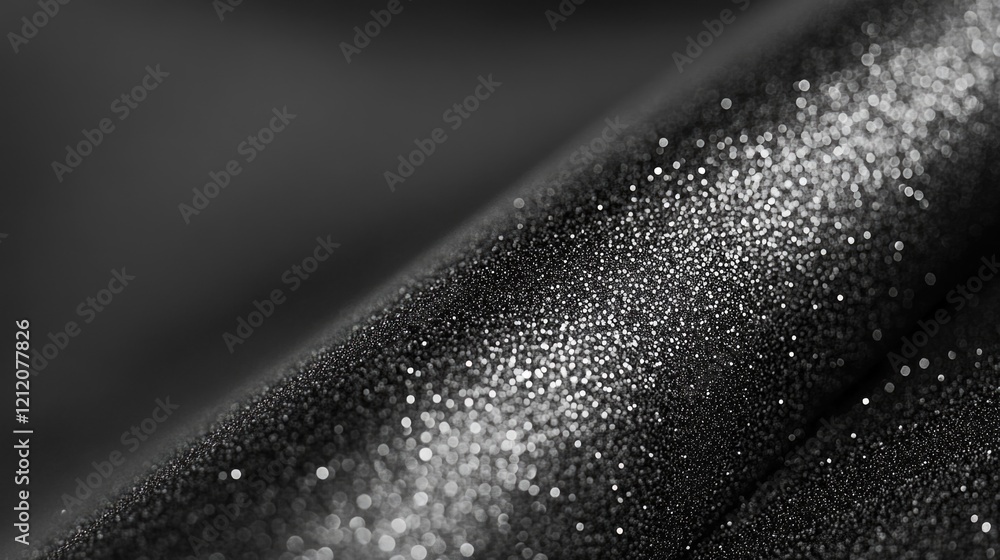 Poster Close-up shot of shiny fabric textile with intricate patterns and texture