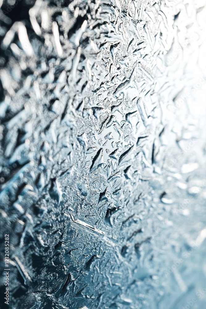 Aufkleber a soothing gradient transitions from frosted silver to soft icy blue, creating a sleek and modern ae